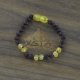 Amber teething bracelet cherry yellow beads